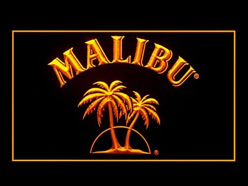 Malibu Rum Sport Game Star Bar Hub Reklamiranje LED svjetlosni znak J592Y