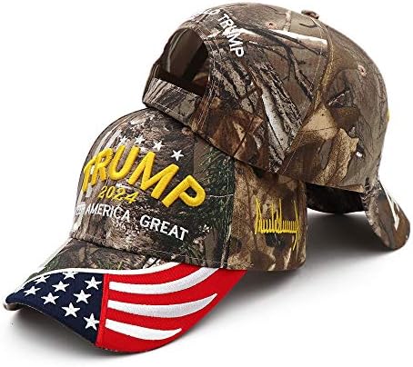 Trump 2024 šešir - Donald Trump šešir - 2024 držite Ameriku veliki šešir-MAGA Camo vezena Podesiva bejzbol