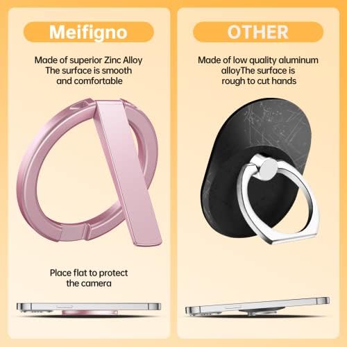 Meifigno Magnetni metalni telefon Kickstand kompatibilan je za iPhone 12/13/14 serije, magnetski i magsafe