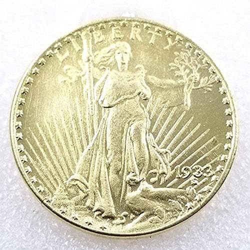 1933 Antikni star Morgan American Imitacija kovanica Veliki stari novčić Nepričuli prigodni Eagle Coin Discovery History of American Coins Usluge zadovoljstva