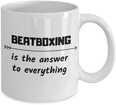 Beatboxing je odgovor na sve šalice za kafu Beatboxer Coworker Fiend poklon hobi Travel Cup prisutan