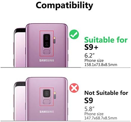 OCASE Samsung Galaxy S9 Plus slučaj, S9 Plus novčanik slučaj [TPU Shockproof unutrašnjost zaštitni slučaj]