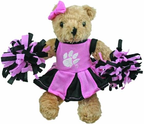 NCAA Clemson Tigers Pink & Crni navijačica medvjed