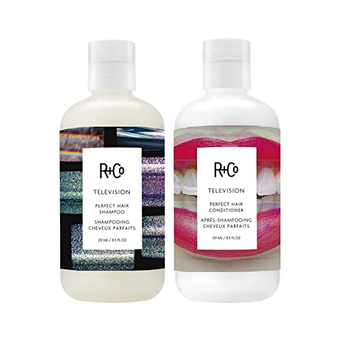 R+Co Television savršeni šampon za kosu / tijelo + sjaj + zaglađivanje za sve tipove kose / Vegan + bez