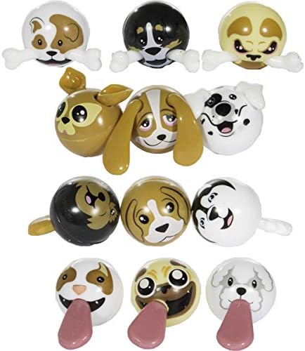 Party Favori - Set od 12 štenadskih teglica Slatke figurice za pse sa dijelovima koji se razizi