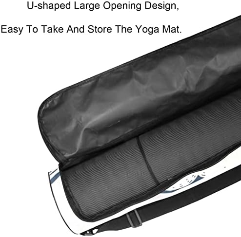 Yoga Mat torba, slatka playing Penguin Exercise Yoga Mat Carrier full-Zip Yoga Mat torba za nošenje sa podesivim