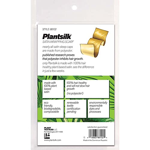 Plantsilk satenski šal za omotavanje kose zdrav i na biljnoj bazi
