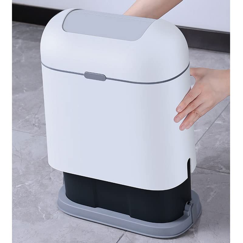 WPYYI pametna kanta za smeće za kupatilo Automatski električni indukcijski kanti za smeće sa poklopcem kante za senzor velikog kapaciteta za domaćinstvo