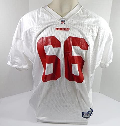 2009 San Francisco 49ers # 66 Igra Izdana dres bijele prakse XXL DP32779 - Neintred NFL igra rabljeni dresovi