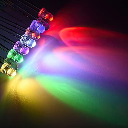 120 komada 3mm LED prozirne LED diode koje emituju svjetlost visoke svjetline LED lampa, 3mm okrugla ivica