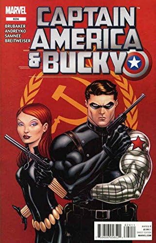 Kapetan Amerika 624 VF; Marvel comic book / Ed Brubaker Bucky
