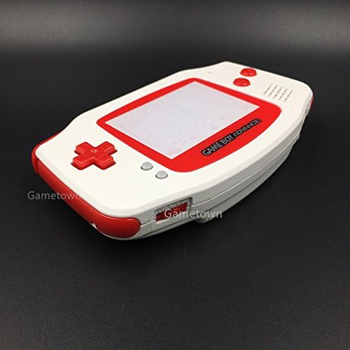 Nova prilagođena verzija Full Housing Shell Case Cover paket za Nintendo Gameboy Advance GBA popravak deo bijele & amp; crven.