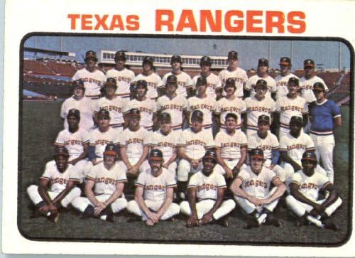 1973. bejzbol karta 1973 # 7 Texas Rangers