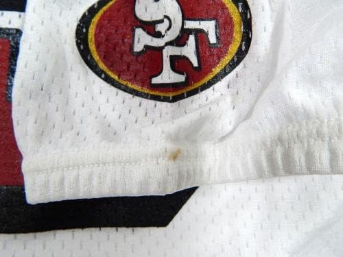2002 San Francisco 49ers Jamie Winborn # 55 Igra Izdana dres bijele prakse 6 - Neintred NFL igra rabljeni dresovi