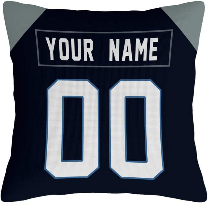 Yeuss Custom Personalizirani jastuk za bacanje nogometa 16 x 16 - Prilagođavanje ispisa Odaberite bilo koje