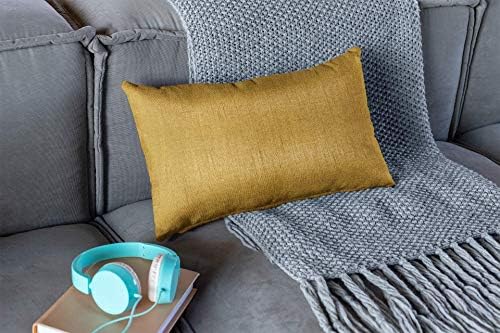 Essencea Faux Silk bacanje jastuk za pokrov za pravokutnik Čvrsta boja ukrasna mekana sjajna jastučnica