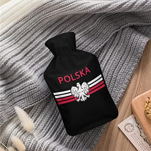 Poljska Zastava-torba za toplu vodu Polska Eagle slatka flaša za toplu vodu grijač za ruke voda-torba za ubrizgavanje za žene i muškarce
