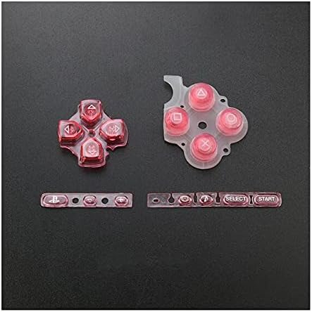 Gametown zamjena lijevo desno dugmad Kit ABXY D-Pad gumba dugme pravac za PSP 3000 tanka konzola-Clear Pink.
