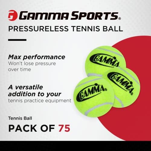 Gamma Sportski Tenis Bez Pritiska-Kutija Za Lopte, Bulk Teniske Lopte, Premium Teniski Pribor