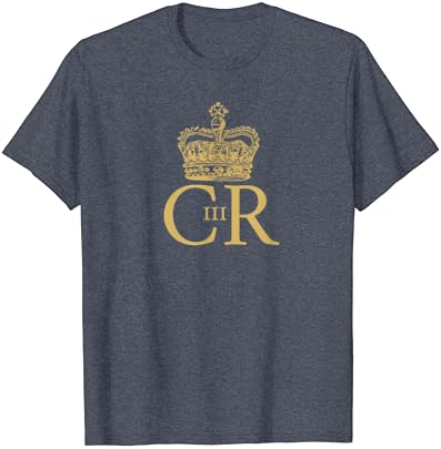 Kralj CHARLES III, kraljevsko krunisanje 2023, majica britanskog monarha