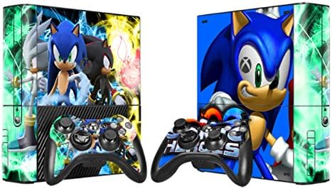 Yhc Cartoon Sonic naljepnica Naljepnica Set kože za Microsoft Xbox 360E konzola+kontroleri