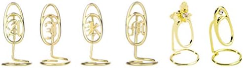 Soimississ Couples Prstens 6pcs Otvoreni prsten Geometrijski par zvoni Zlatni prstenovi Novost prstena Ručni