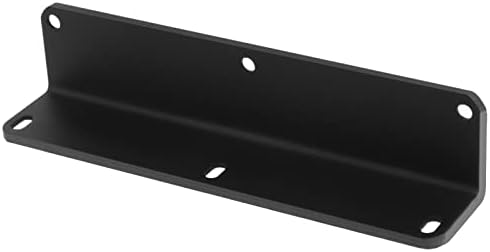 2 pakovanja l ugaonih nosača Crna 12-7/8 inča metalni spoj za teške uslove rada ugaona podupirač Debljina