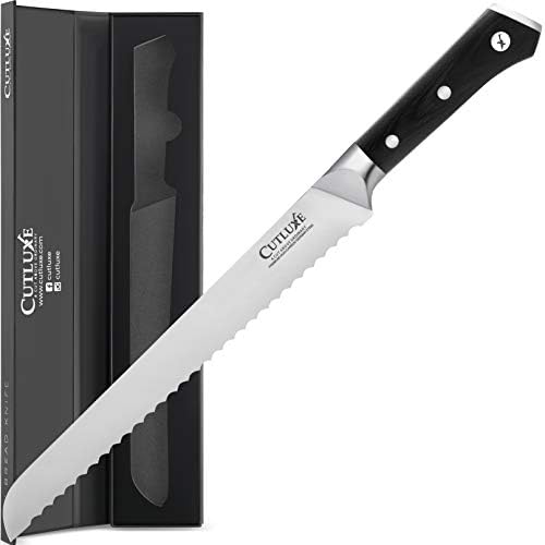 Cutluxe hljeb i kuharski nož noževi-kovani njemački čelik visokog ugljika-Full Tang & oštar kao žilet-Ergonomski