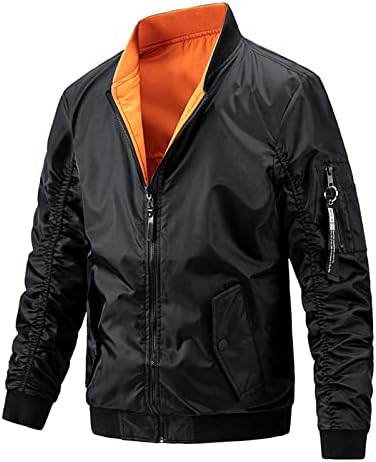 ADSSDQ muški duksevi Pulover, plus veličine stilski vježbani kaputi dugih rukava muškarci padaju topla zip jakna od pune boje debljine10