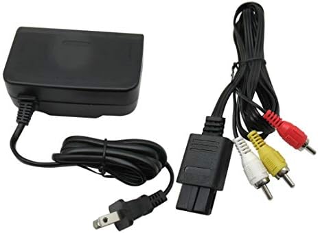 Blue Elf AC Adapter Power Supply & amp; AV kabl za kabl za Nintendo 64 paket Lot