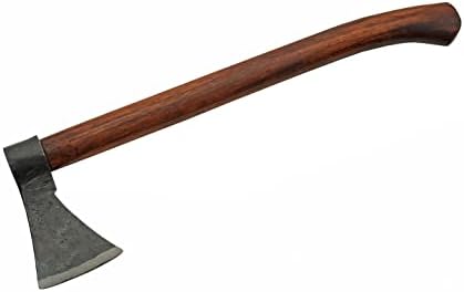 SZCO Supplies 16 Ručno kovano drvo sa ručkom od karbonskog čelika Viking stil slavenska trgovačka sjekira,