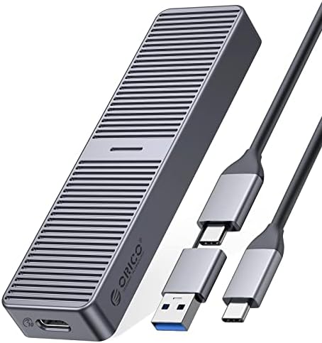 ORICO nadograđeni Aluminijum M. 2 NVMe SSD kućište na USB C USB 3.2 / 3.1 Gen 2 na NVMe PCI-E M-ključ SSD eksterni Adapter podrška UASP Trim Smart-M222-Grey