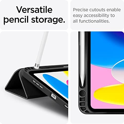 Spigen urban fit dizajniran za iPad 10,9 inčni slučaj iPad 10. generacije 10.-a s držačem olovke - crna