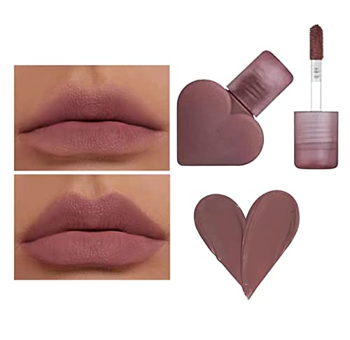 Sunset Makeup Love Velvet Non Stick Cup Lip glazura u obliku srca vazdušni jastuk Lip Glaze Light Velvet