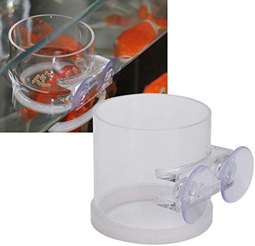 Uvlakač usisnih čaša za ribu akrilni prozirni prsten za ribu hranilica za hranu prozirni prsten za hranjenje