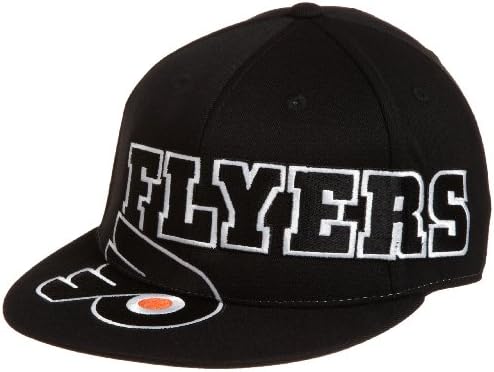 NHL Philadelphia Flyers Game Day Pro Shape Flat Brim Flex Cap - Tx77Z