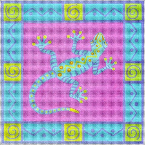 Art Needlepoint Lizard Komplet Za Igle