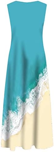 FQZWONG Ljetne haljine za žene 2023 Elegantni trendi party klub duge sunce Dreses Maxi Sexy Fashion Beach