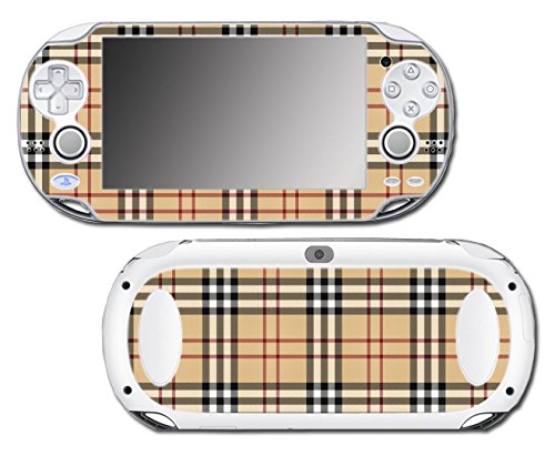 Lijepa karirana dizajnerska umjetnička Video igra Vinilna naljepnica poklopac naljepnice za kožu za Sony Playstation Vita Regular Fat 1000 sistem serije