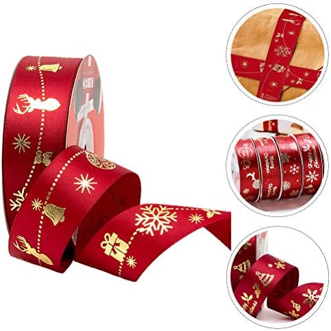 Doitool1 Roll poliesterska traka za vruće štancanje Božićna dekoracija poklon pakovanje konop za kućnu kuhinju