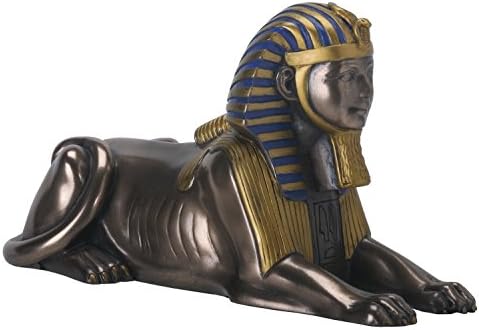 YTC 7 inčni egipatski spišinski spisak figurica, hladna od livenog brončana boja