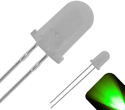 5mm okrugli vrh sa LED LED-čisto zelena LED-Ultra Bright